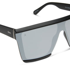 unlocked - matte black + grey mirror detail