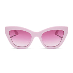 mean girls x dime optics regina wednesday pink spring fling queen pink gradient sunglasses front view