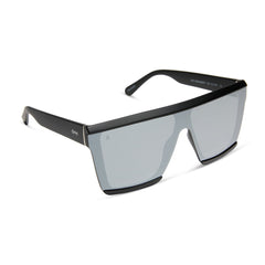 unlocked - matte black + grey mirror Angled